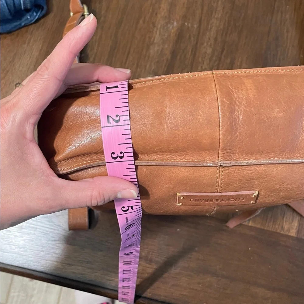 Lucky Brand Baldwin leather crossbody purse